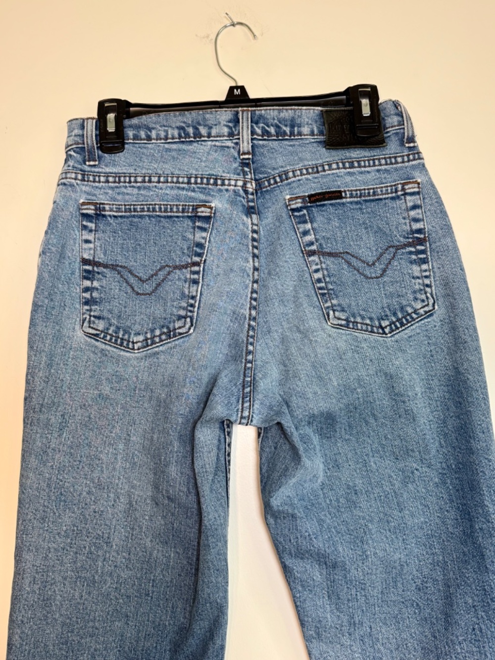 Harley Davidson Women's Straight Leg Jeans Vintage Y2K 2000s| Size 8 - Picture 3 of 8